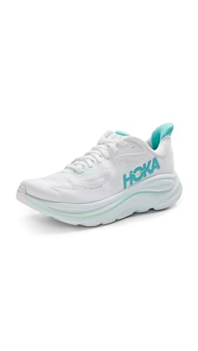 Scarpa da corsa Hoka One One 1162031-WTCL Clifton 10 White/Cielo Blue Women\'s Scarpe Taglia US 8