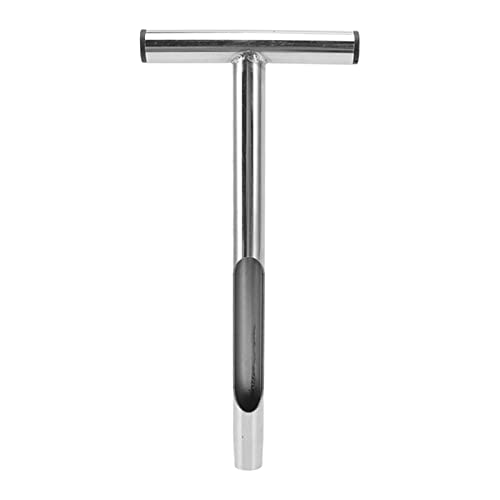 Fdit Kit di Campionamento del Terreno in Materiale in Acciaio Inossidabile Kit di Test del Terreno con Manico in Stile T con 2 Sacchetti Riutilizzabili per Campionatore Strumento per