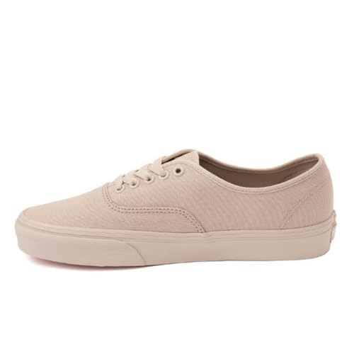 Vans Vans Unisex Authentic Canvas Skate Shoe - Lace up Closure Style - Khaki/Monochrome 10.5