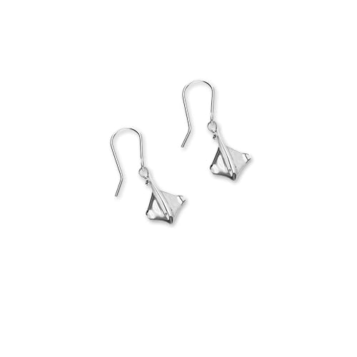 Design inspiré des petits rayons boucles d'oreilles pendantes argent 925