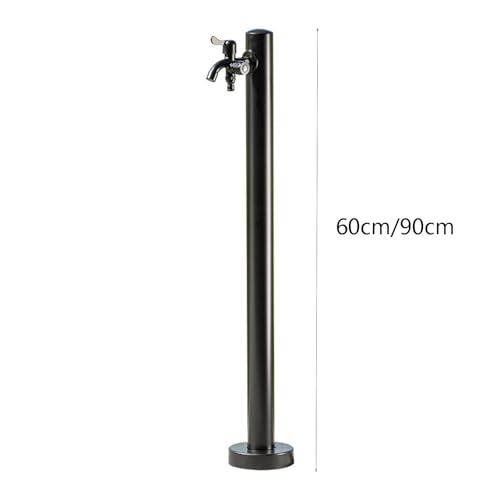 Grifo de Agua ZR98US, Grifo Exterior Multifuncional de Acero Inoxidable, Doble Salida de Agua para jardín y terraza