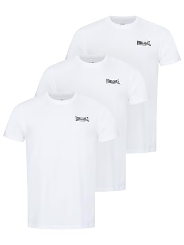 Sous-vêtement homme Lonsdale Roscommon lot de 3 slips ajustés blancs XXL