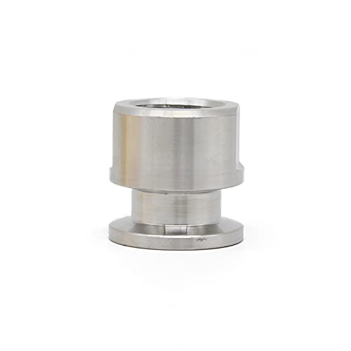 Image of SS304 KF16 NPT Female Adaptor thread 1 /2 inch NW16 KF Female coupling ISO-KF16 X FNPT 1 /2 inch