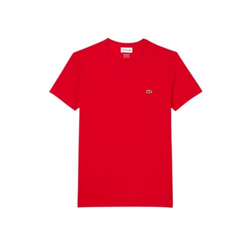 Lacoste Men's Short Sleeve Pima Jersey Crew Neck Tee