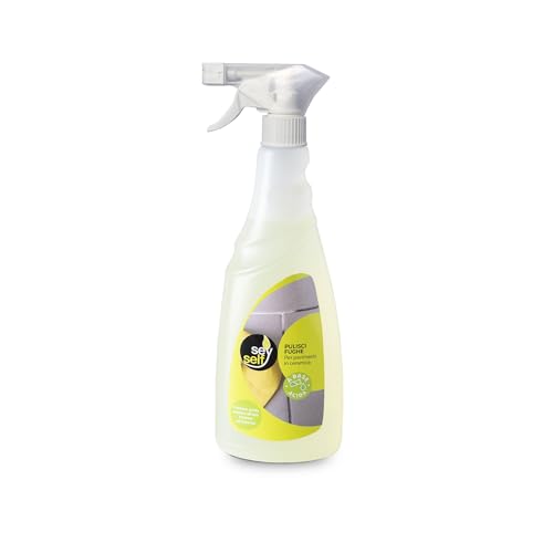 Seyself Pulisci Fughe spray per piastrelle, pronto all'uso detergente smacchiatore per per rimuovere incrostazioni lo sporco tra le fughe delle piastrelle, uso interno ed esterno, 750ml