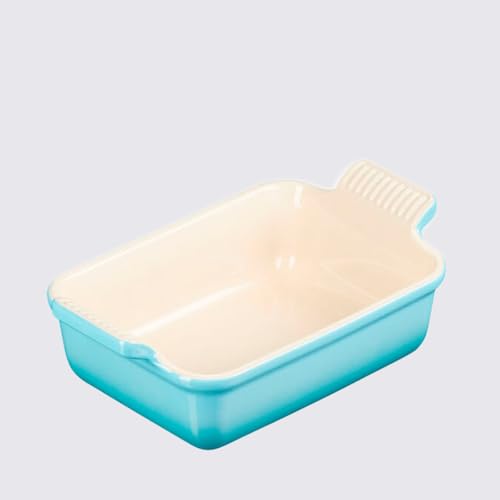 Image of Le Creuset Heritage Rectangular Dish, Stoneware, 19 cm, 1.1 litres, Teal, 71102191700001