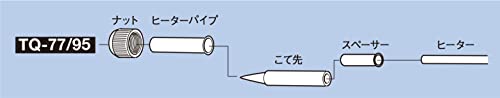 太洋電機産業(goot) 即熱はんだこて クイックスイッチ付き ストレート型 TQ-95 の商品画像 9