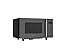 Cookology CFFB23LMSL Flatbed Microwave with Grill - Freestanding 23L Capacity - No Turntable to Clean - Digital Easy‑Use Menu - Adjustable Time & Weight - Silver