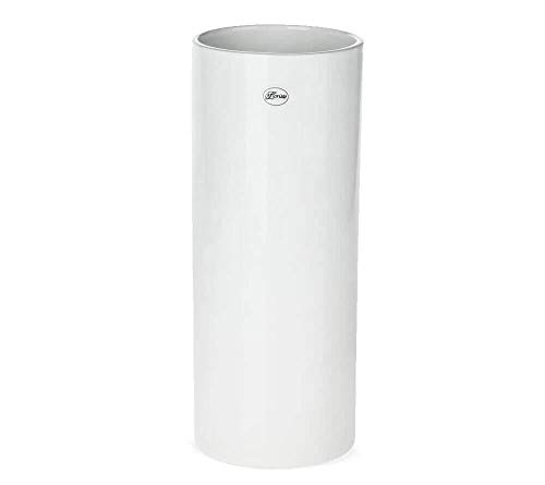 matches21 Vase Keramik Zylinder weiß Deko Keramikvase Blumenvase Tischvase...