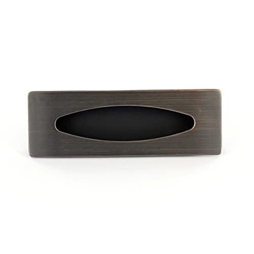 Richelieu | 3-inch (76 mm) Brushed Oil-Rubbed Bronze Recessed Cabinet Pull by Richelieu Hardware - Used condition - CA$15.03