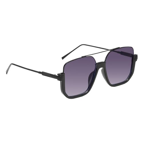 Gafas de sol para mujer, gafas de verano vintage, gafas polarizadas con protección UV, marco elegante de doble puente, accesorio de moda para viajes al aire libre, playa, conducción diaria, Gray