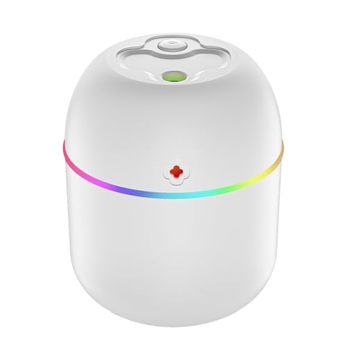 Lucky Clover Mini Humidificador – Difusor De Escritorio Silencioso De 220 Ml, Humidificador Escritorio Personal USB Con Dos Modos Pulverización, Humidificadores Dee Viaje Personales Difusor De Lucky Clover Mini Humidificador – Difusor De Escritorio Silencioso De 220 Ml, Humidificador Escritorio Personal USB Con Dos Modos Pulverización, Humidificadores Dee Viaje Personales Difusor De