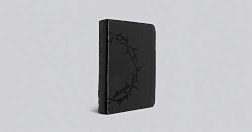 ESV Large Print Compact Bible (Trutone, Charcoal, Crown Design): English Standard Version, Trutone,