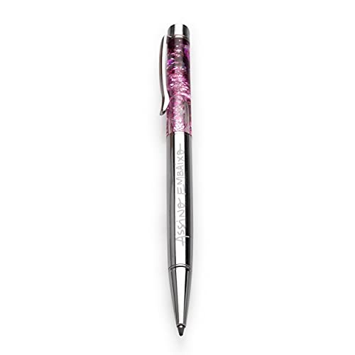 Caneta glitter assino embaixo