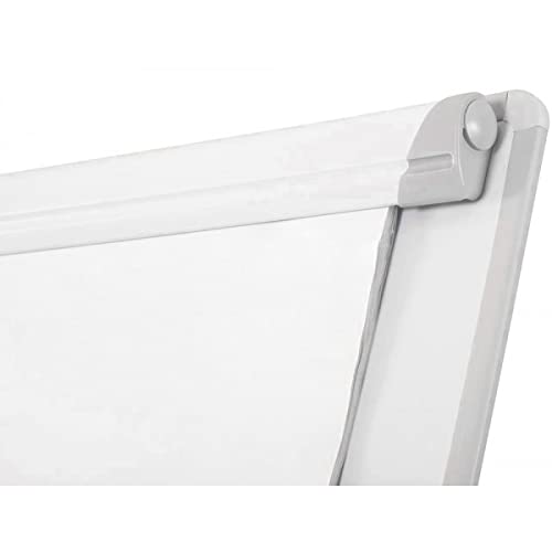 Q-Connect Pizarra Blanca Con Trípode 70X100 Cm Para Convenciones Superficie Laminada Escritura Directa