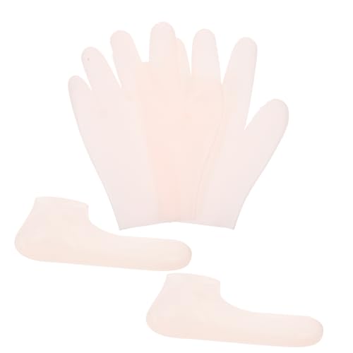 VICASKY Moisturizer Socks Silicone Foot Exfoliator Gloves for Soft Smooth Skin