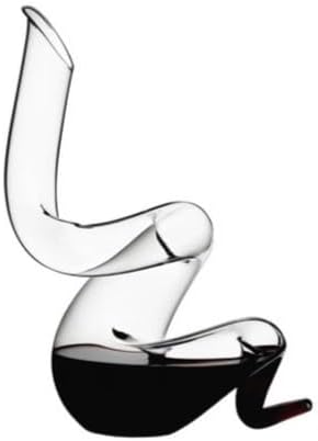 Miniatura 5 de Riedel Paquete de decantador de boa con vertedor de vino con tapones (paquete de 2) y paño de pulido de microfibra grande (4 artículos)