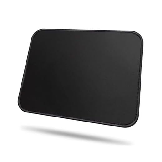 Small Mouse Pad, Horizontal and Vertical Flexible Use, Traveling, Wireless Laptops, Keyboard Trays, Offices, Black