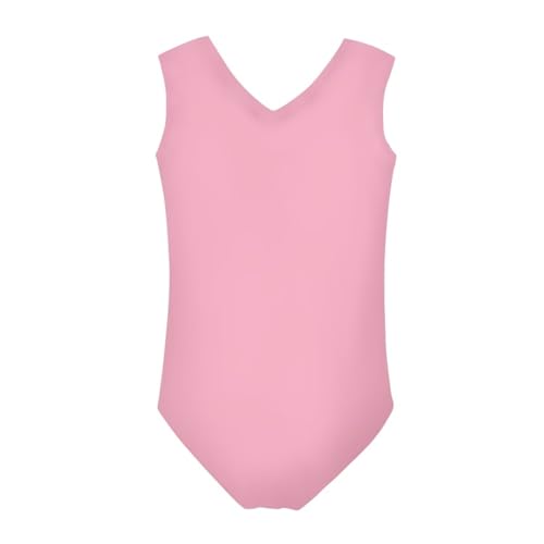 Image of Xpyiqun Swimsuits for Girls 3-14 V Neck Sleeveless Bathing Suit Summer Sport One Piece Swimwear Beach Swimming