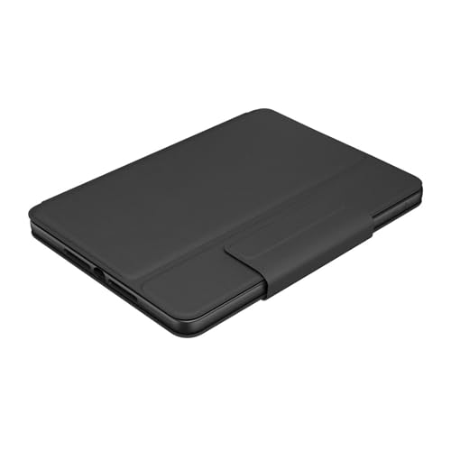 Logitech Rugged Folio pour iPad (7e, 8e et 9e générations) Étui clavier de protection, Clavier Allemand QWERTZ - Noir
