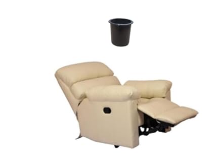 Manual Recliner | 1 Seater Sofa |1 Cup/Mug Holder | 1 Seater Chair Sofa | Finish Model MR-21