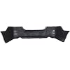 Evan Fischer Rear Bumper Cover Compatible With Honda Accord 2006-2007, Primed, Sedan