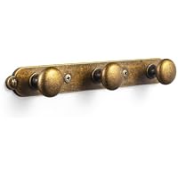 Goo-Ki 3.15" Antique Brass Zinc Alloy Wall Coat Hook (80mm)
