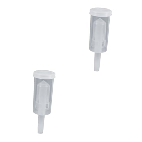 Cabilock 2pcs Fermentation Check Valve Three One-way Exhaust Water Sealed Design for Wine and Brewing Fits Standard Stoppers Easy to Use