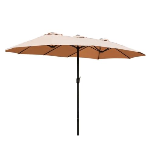 Parasol de plage et jardin 15 FT CLSDRZC pour de longs repas ombragés en famille