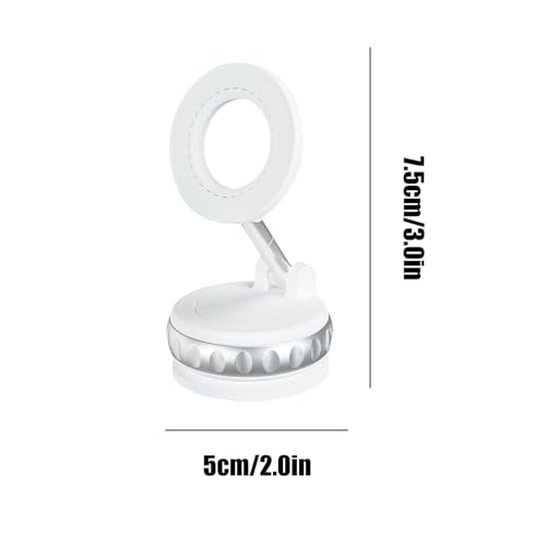 Support magnétique téléphone ventouse réglable pour éviter les chutes - 5