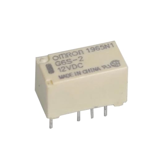 Relais 8 broches G6S-2-5VDC 2A pour circuit imprimé miniature lot de 5 pièces 12V