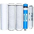 CFS – 5 Pack Replacement Water Filter Kit Includes Carbon Block, Polypropylene Sediment, Inline Cartridges with Membrane Compatible with AvantaPure APPRO-50 RO Models – Removes Bad Taste & Odor