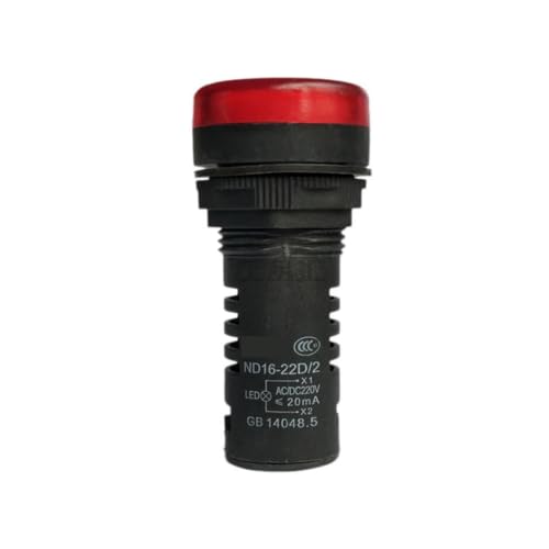 Indicador de señal rojo ND16-22D/4 380V para panel eléctrico