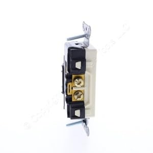 #US 10PK Almond Isolated Ground Commercial Decorator Receptacle 20A IG20DRAL