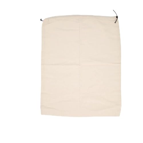 Image of Popular Handicrafts Organic Cotton Dust Proof Storage Bags with Drawstring - Toy - Shoe - Travel - Cloth Bag for Handbags, Purses, & Sneakers - Lint - free Beige (3 Bags - 15 inchx12 inch)
