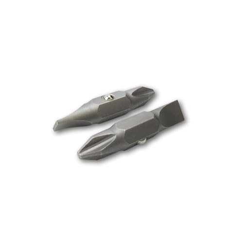 Image of Klein Tools 32483 Bit for 11-in-1 and 10-in-1 Klein Screwdriver Nut Driver, #2 Phillips, 1 /4-Inch Slotted (Pack of 4)