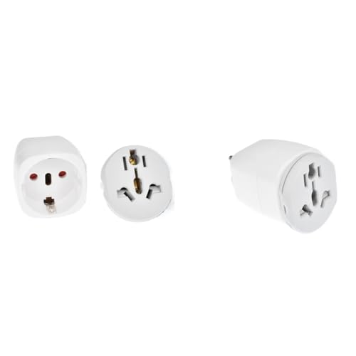 Adaptateur de prise type M noir A10A vers fiche ronde 3 broches