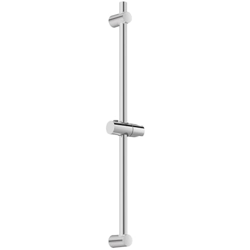 Auralum Duschstange 70cm Edelstahl Brausestange mit Duschhalterung Höhenverstellbare und um 360 drehbare Duschkopfhalterung Duschstange Chrom Keine zweite Bohrung erforderlich