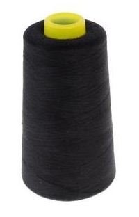 Imported Spool of Polyester Sewing Thread for Sewing Machine 40S/2 (Black)