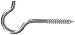 Hillman 321224 0.243 x 4.12 in. Zinc Plated Screw Hook Pack of 10
