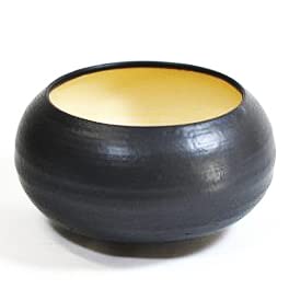 盆栽妙 信楽焼 盆栽鉢 4号 黒丸和鉢宗蔵作 幅11.5cm×高さ6.5cm 陶器製 植え替えキット付き 30056A828