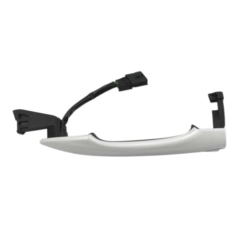 Poignée porte extérieure gauche pour Kadjar 806079334R en ABS blanc