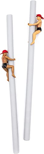 Drinking Buddies Fireman Straw Buddies