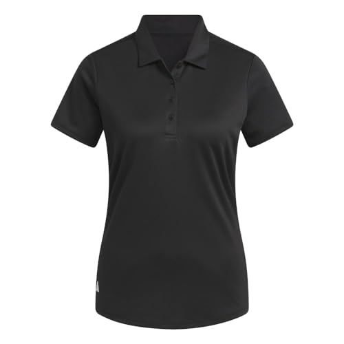 adidas Women's Solid Performance Polo Shirt, Black, Small by adidas - Used condition - US$22.18