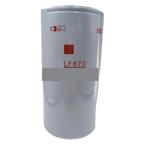 Filtre à huile LF670 compatible avec moteurs VT-903 et NT-855 pour maintenance de rechange