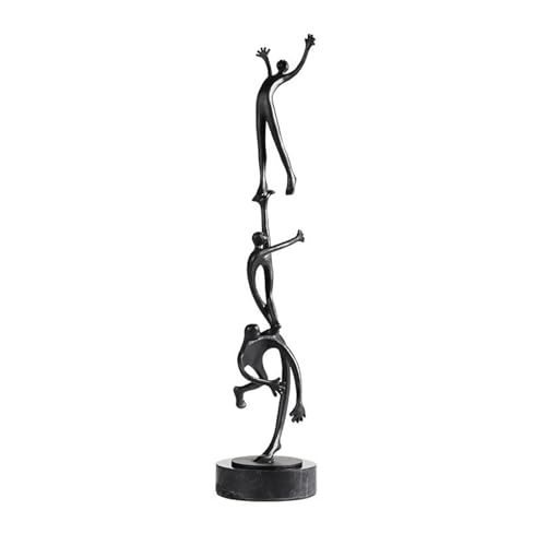 Figurine décorative en métal à offrir comme sculpture cadeau de crémaillère