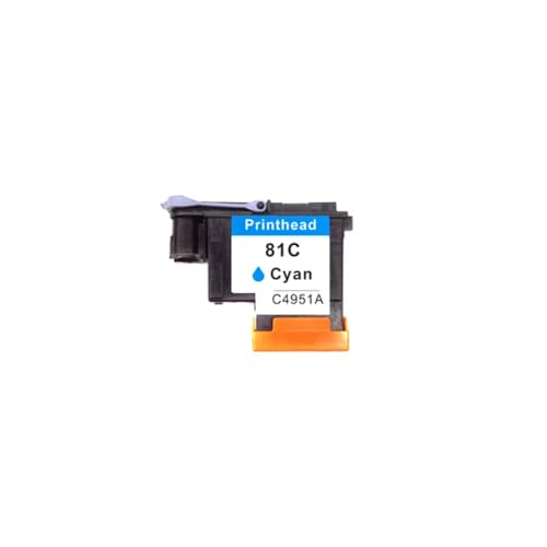 Tinta compatible HP 81 cian claro C4954A para evitar líneas en plotters 5