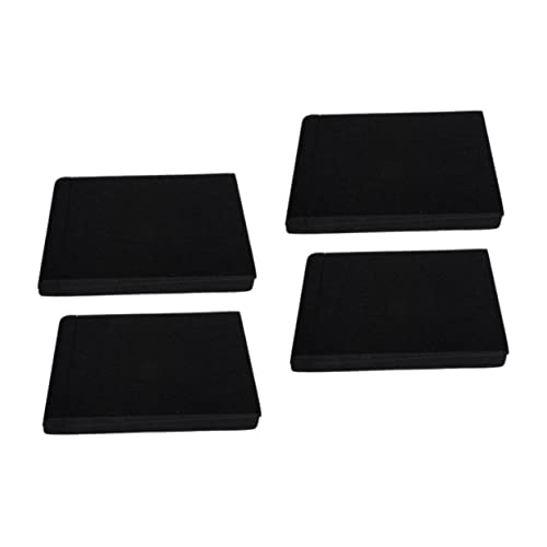 ibasenice 4 piezas Almohadillas de aislamiento para monitores de estudio profesionales tapetes de amortiguación de sonido pads acústicos miniatura 1