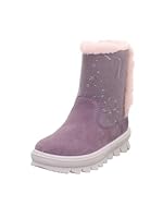 Superfit Mädchen und Jungen Winterstiefel Flavia, Kinder Stiefeletten, Weite: M IV, Booties, halbstiefel, Kurzstiefel, LILA (500), 32 EU