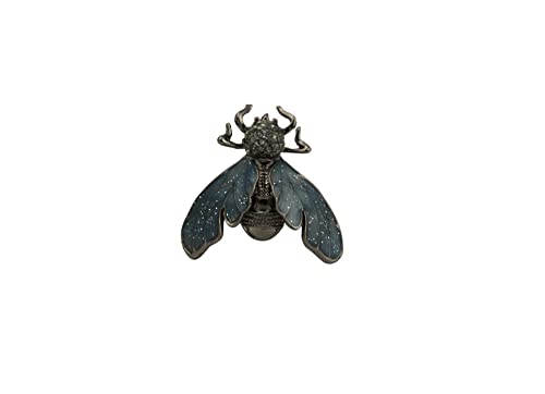 Image of Knighthood Brooch Lapel Pin Dark Emerald Bee Brooch, Lapel Pin Accessories for Men Women